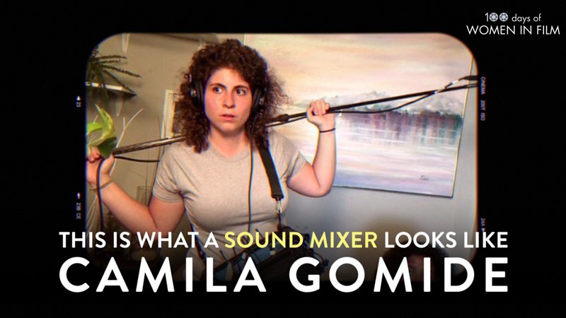 production sound mixer Camila Gomide